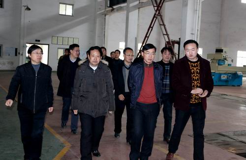 临湘市委书记黄俊钧一行到如意手机官方网站_如意(中国)立体停车设备考察调研 